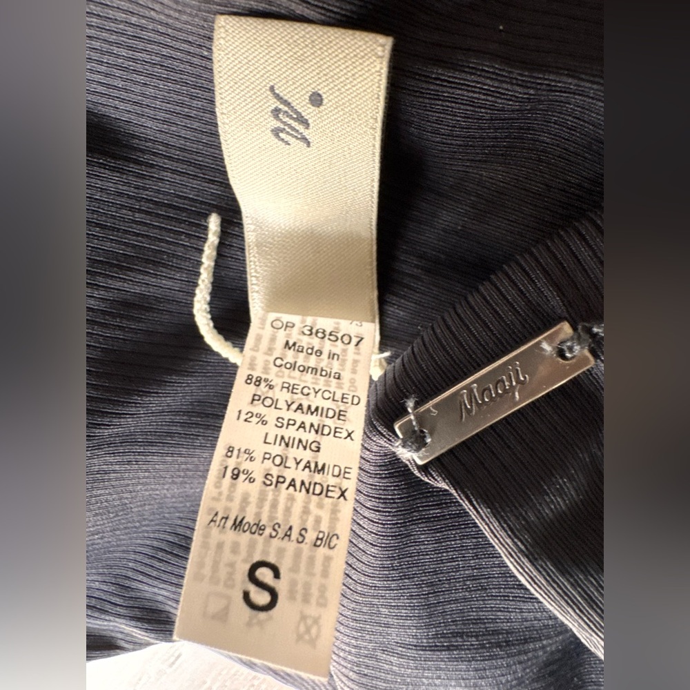 NEW MAAJI Lynx Reversible Ribbed One Piece Sz: Small $164 - Picture 9 of 9
